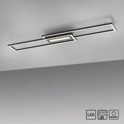 Luminaires Leuchten Direkt Plafonnier Leuchten-Direkt ASMIN LED Noir, 1 lumière* Éclairage Led