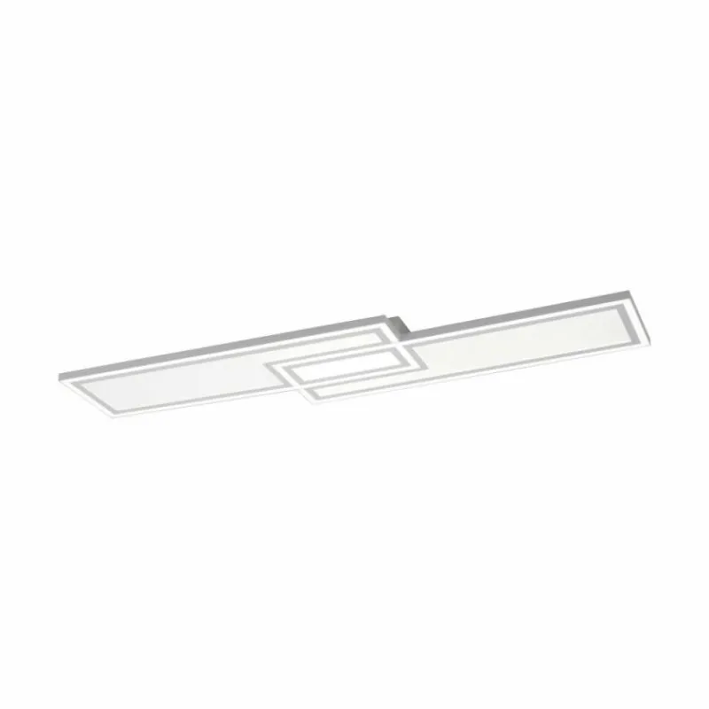Luminaires Leuchten Direkt Plafonnier Leuchten-Direkt EDGING LED Blanc, 1 lumière, Télécommandes* Éclairage Led