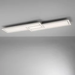 Luminaires Leuchten Direkt Plafonnier Leuchten-Direkt EDGING LED Blanc, 1 lumière, Télécommandes* Éclairage Led