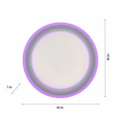 Luminaires Leuchten Direkt Plafonnier Leuchten-Direkt SPHERIC LED Blanc, 2 lumières, Télécommandes, Changeur de couleurs* Éclairage Led
