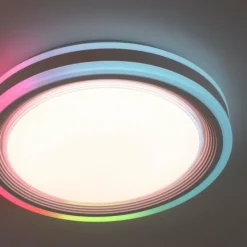 Luminaires Leuchten Direkt Plafonnier Leuchten-Direkt SPHERIC LED Blanc, 2 lumières, Télécommandes, Changeur de couleurs* Éclairage Led