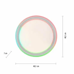 Luminaires Leuchten Direkt Plafonnier Leuchten-Direkt SPHERIC LED Blanc, 2 lumières, Télécommandes, Changeur de couleurs* Éclairage Led