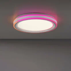 Luminaires Leuchten Direkt Plafonnier Leuchten-Direkt SPHERIC LED Blanc, 2 lumières, Télécommandes, Changeur de couleurs* Éclairage Led