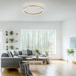 Luminaires Leuchten Direkt Plafonnier Leuchten-Direkt RITUS LED Laiton, 1 lumière* Éclairage Led