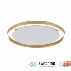 Luminaires Leuchten Direkt Plafonnier Leuchten-Direkt RITUS LED Laiton, 1 lumière* Éclairage Led