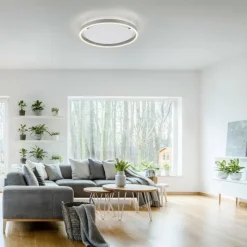 Luminaires Leuchten Direkt Plafonnier Leuchten-Direkt RITUS LED Aluminium, 1 lumière* Éclairage Led