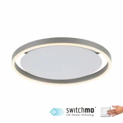 Luminaires Leuchten Direkt Plafonnier Leuchten-Direkt RITUS LED Aluminium, 1 lumière* Éclairage Led