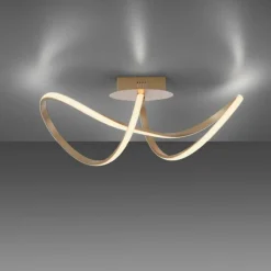 Luminaires Leuchten Direkt Plafonnier Leuchten-Direkt MARIA LED Laiton, 1 lumière* Éclairage Led