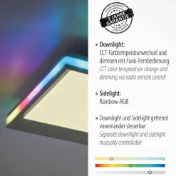 Luminaires Leuchten Direkt Plafonnier Leuchten-Direkt GALACTICA LED Blanc, 2 lumières, Télécommandes, Changeur de couleurs* Éclairage Led