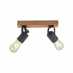 Lampes Vintages & Rétros-Luminaires Leuchten Direkt Plafonnier Leuchten-Direkt CANOP Écru, Noir, 2 lumières