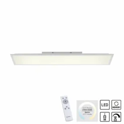 Luminaires Leuchten Direkt Plafonnier Leuchten-Direkt FLAT LED Blanc, 1 lumière, Télécommandes* Éclairage Led