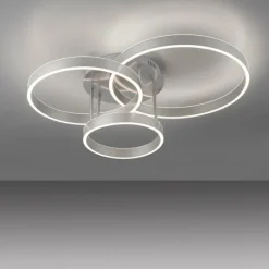 Luminaires Leuchten Direkt Plafonnier Leuchten-Direkt LILLUTI LED Argenté, 2 lumières, Télécommandes* Éclairage Led