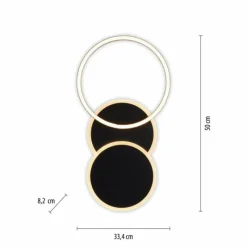 Luminaires Leuchten Direkt Plafonnier Leuchten-Direkt SEVENT LED Noir, 1 lumière* Éclairage Led