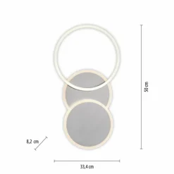 Luminaires Leuchten Direkt Plafonnier Leuchten-Direkt SEVENT LED Argenté, 1 lumière* Éclairage Led