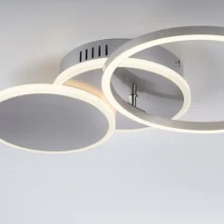 Luminaires Leuchten Direkt Plafonnier Leuchten-Direkt SEVENT LED Argenté, 1 lumière* Éclairage Led