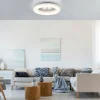 Luminaires Leuchten Direkt Plafonnier Leuchten-Direkt VERTIGO LED Blanc, 1 lumière, Télécommandes* Éclairage Led