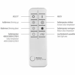 Luminaires Leuchten Direkt Plafonnier Leuchten-Direkt VERTIGO LED Noir, 1 lumière, Télécommandes* Éclairage Led