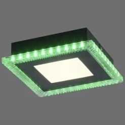 Luminaires Leuchten Direkt Plafonnier Leuchten-Direkt ACRI LED Noir, 2 lumières, Télécommandes* Éclairage Led