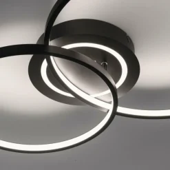 Luminaires Leuchten Direkt Plafonnier Leuchten-Direkt ASMINA LED Noir, 2 lumières* Éclairage Led