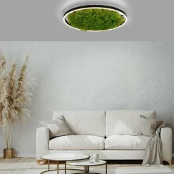 Luminaires Leuchten Direkt Plafonnier Leuchten-Direkt GREEN RITUS LED Noir, 1 lumière* Éclairage Led
