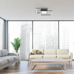 Luminaires Leuchten Direkt Plafonnier Leuchten-Direkt ASMIN LED Noir, 1 lumière* Éclairage Led