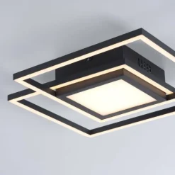 Luminaires Leuchten Direkt Plafonnier Leuchten-Direkt ASMIN LED Noir, 1 lumière* Éclairage Led