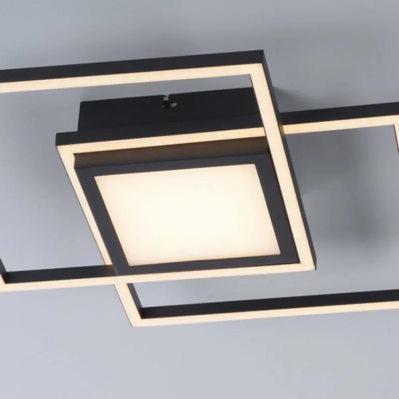 Luminaires Leuchten Direkt Plafonnier Leuchten-Direkt ASMIN LED Noir, 1 lumière* Éclairage Led