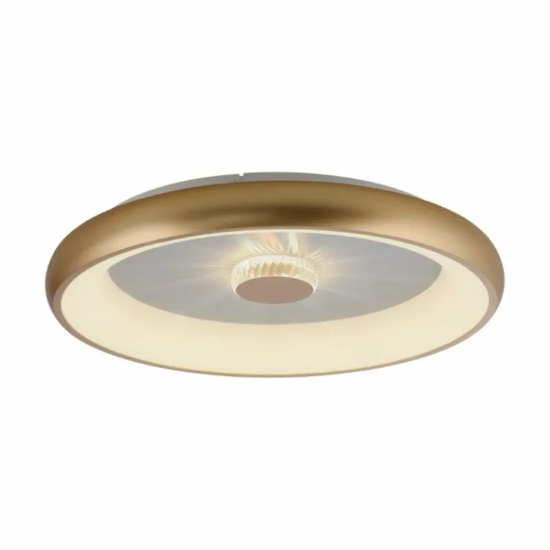 Lampes Dorées-Luminaires Leuchten Direkt Plafonnier Leuchten-Direkt VERTIGO LED Or, 1 lumière, Télécommandes