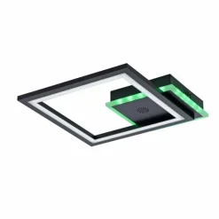 Luminaires Leuchten Direkt Plafonnier Leuchten-Direkt MUSIKA LED Noir, 1 lumière, Télécommandes, Changeur de couleurs* Éclairage Led