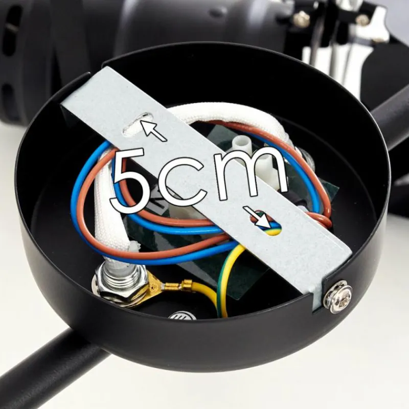 Lampes Industrielles-hofstein Plafonnier Lichinga Noir, 3 lumières