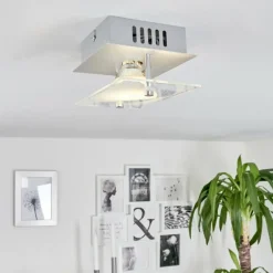 hofstein Plafonnier Liestal LED Aluminium, 1 lumière