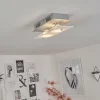 hofstein Plafonnier Liestal LED Nickel mat, 2 lumières