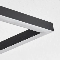 hofstein Plafonnier Lillavois LED Noir, 1 lumière, Télécommandes