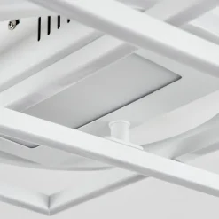 hofstein Plafonnier Lillavois LED Blanc, 1 lumière, Télécommandes