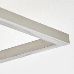 hofstein Plafonnier Lillavois LED Nickel mat, 1 lumière, Télécommandes