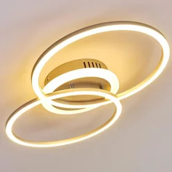 hofstein Plafonnier Lithgow LED Argenté, 1 lumière