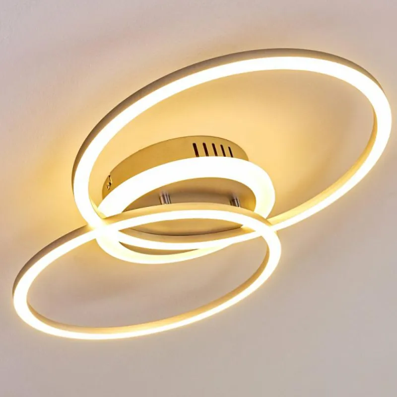 hofstein Plafonnier Lithgow LED Argenté, 1 lumière