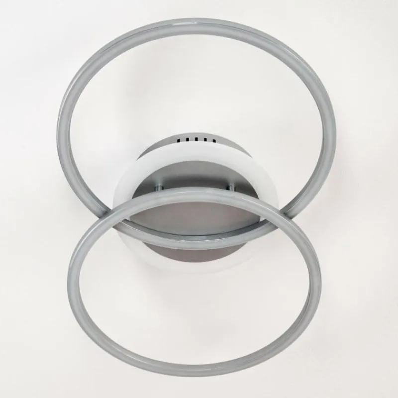 hofstein Plafonnier Lithgow LED Argenté, 1 lumière