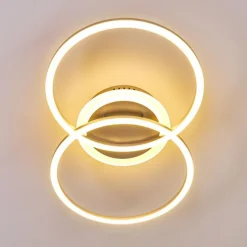 hofstein Plafonnier Lithgow LED Argenté, 1 lumière