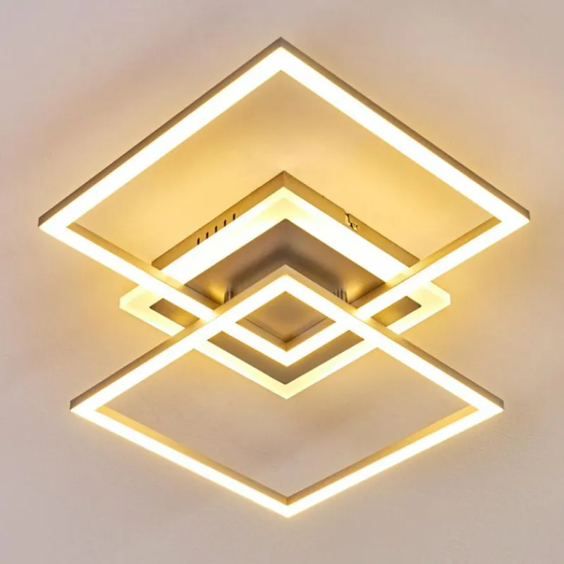 hofstein Plafonnier Lithgow LED Argenté, 1 lumière