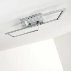 hofstein Plafonnier Lithgow LED Argenté, 1 lumière