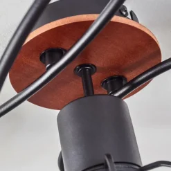 Lampes Vintages & Rétros-hofstein Plafonnier Loedingen Noir, 5 lumières