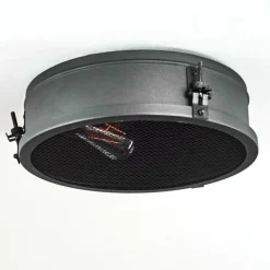 hofstein Plafonnier Lofthus Noir, 1 lumière