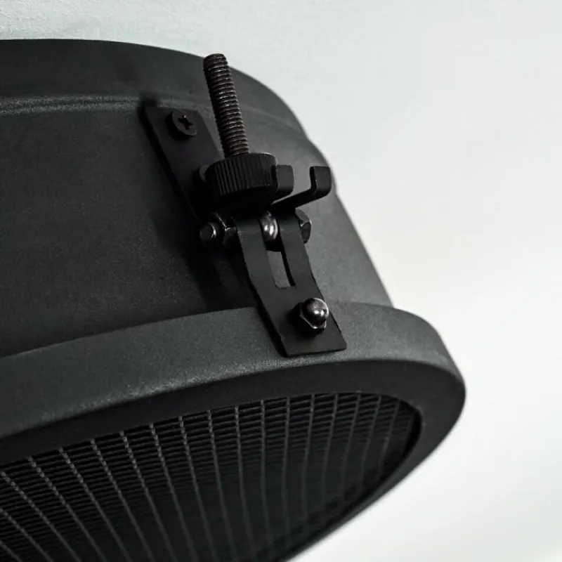 hofstein Plafonnier Lofthus Noir, 2 lumières