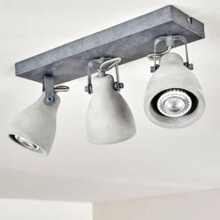 hofstein Plafonnier Lomma Gris, 3 lumières