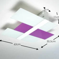hofstein Plafonnier Lovikka Blanc, 2 lumières