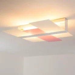 hofstein Plafonnier Lovikka Blanc, 2 lumières