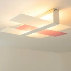 hofstein Plafonnier Lovikka Blanc, 2 lumières