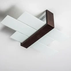 Lampes En Bois-hofstein Plafonnier Lovikka Bois foncé, 1 lumière