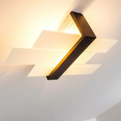 Lampes En Bois-hofstein Plafonnier Lovikka Bois foncé, 1 lumière